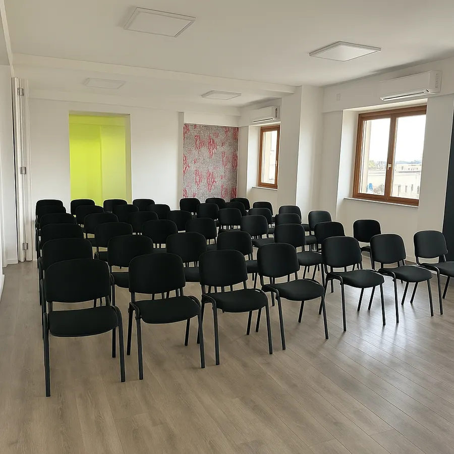 Ufficio privato da 60 mq Hub Florence allestito per gruppo di lavoro
